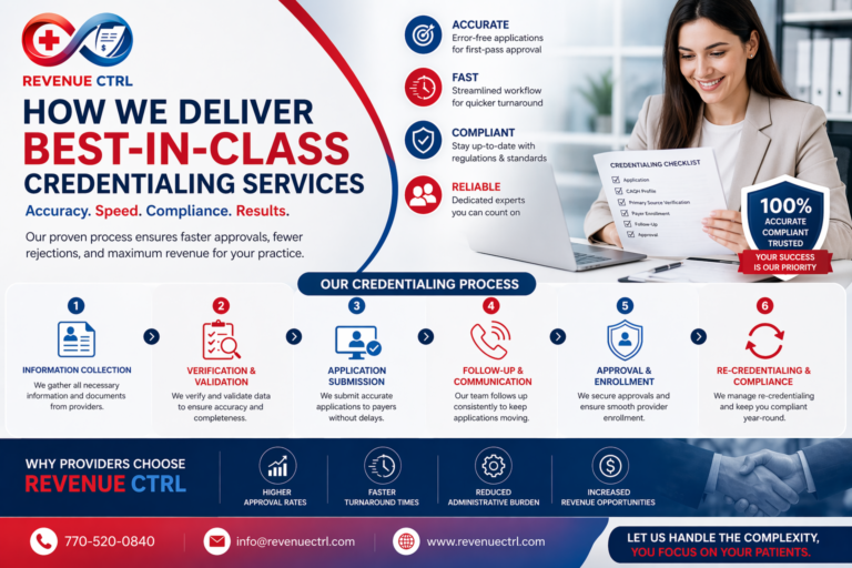 How Revenuectrl LLC Deliver Best-in-Class Credentialing Services